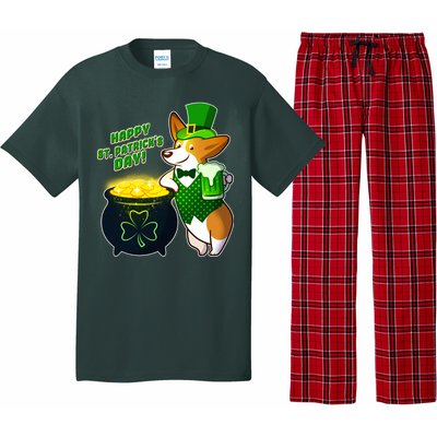 Happy St Patrick's Day Corgi Pajama Set