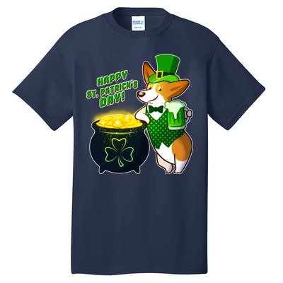 Happy St Patrick's Day Corgi Tall T-Shirt