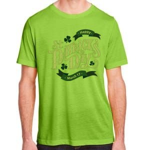 Happy St Patricks Day March 17 Adult ChromaSoft Performance T-Shirt