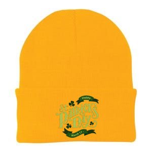 Happy St Patricks Day March 17 Knit Cap Winter Beanie