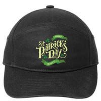 Happy St Patricks Day March 17 7-Panel Snapback Hat