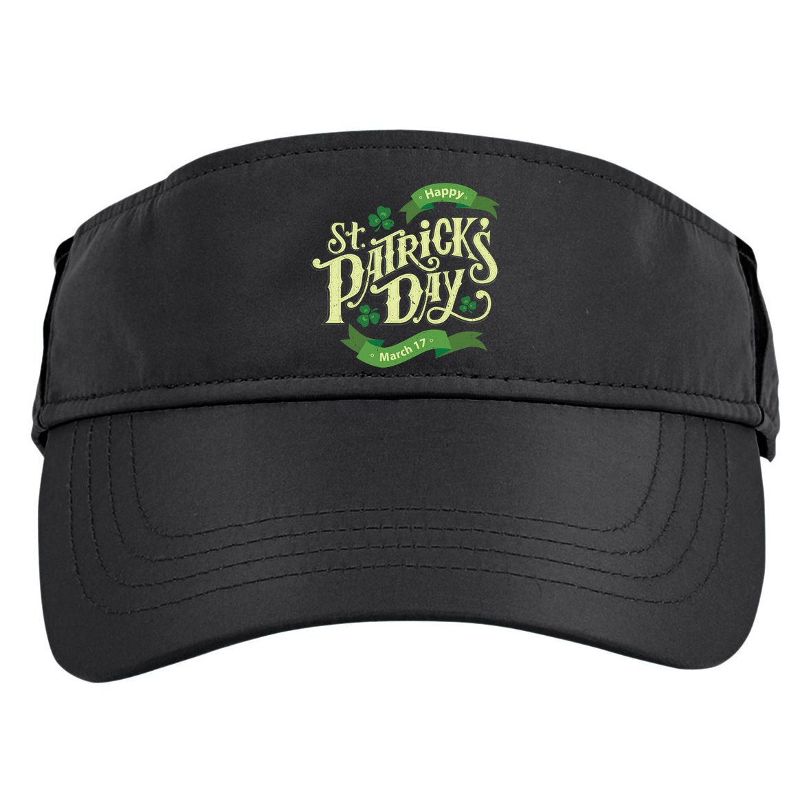 Happy St Patricks Day March 17 Adult Drive Performance Visor