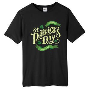 Happy St Patricks Day March 17 Tall Fusion ChromaSoft Performance T-Shirt