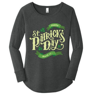 Happy St Patricks Day March 17 Women's Perfect Tri Tunic Long Sleeve Shirt