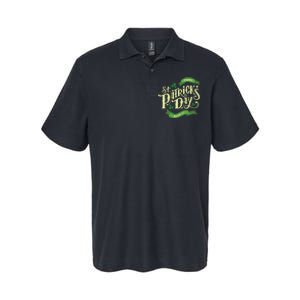 Happy St Patricks Day March 17 Softstyle Adult Sport Polo