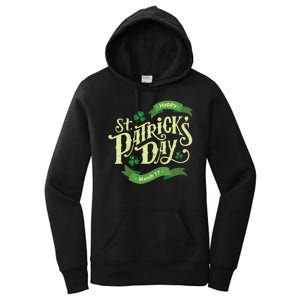 Happy St Patricks Day March 17 Women's Pullover Hoodie