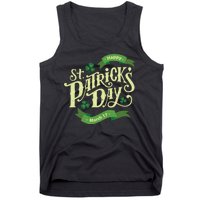 Happy St Patricks Day March 17 Tank Top