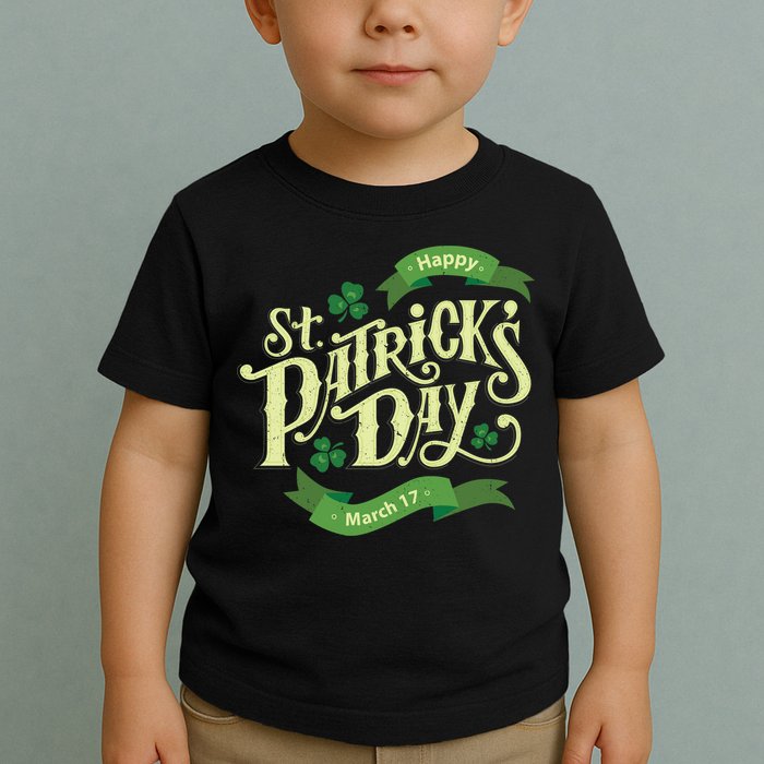 Happy St Patricks Day March 17 Toddler T-Shirt
