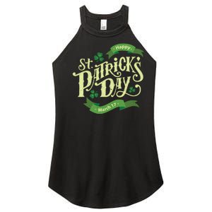 Happy St Patricks Day March 17 Women's Perfect Tri Rocker Tank