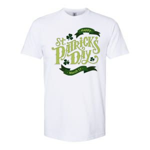 Happy St Patricks Day March 17 Softstyle CVC T-Shirt