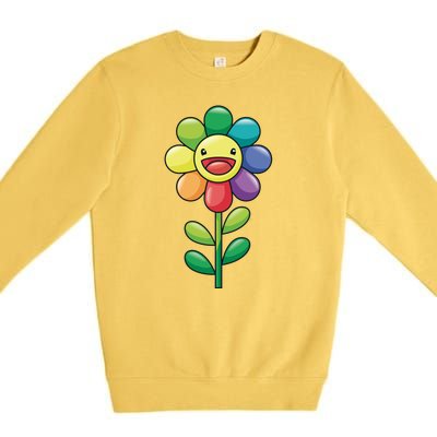 Happy Sunflower Premium Crewneck Sweatshirt