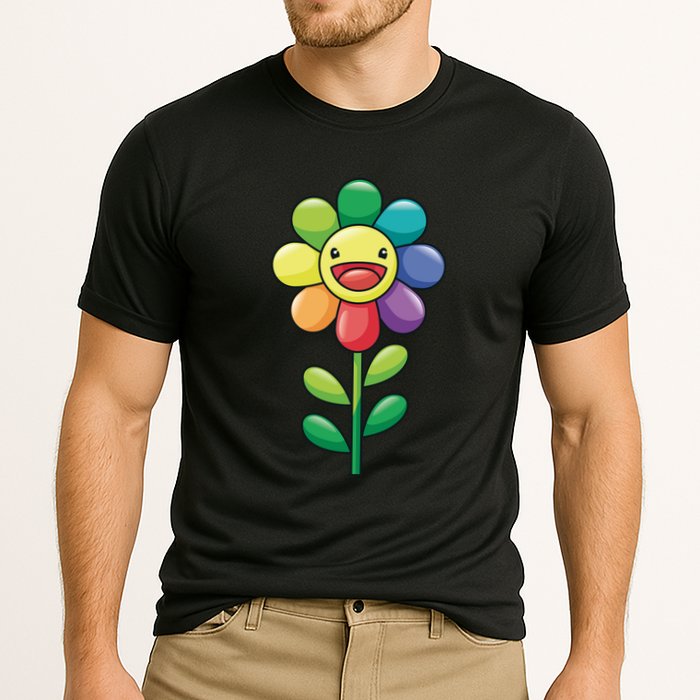 Happy Sunflower Cooling Performance Crew T-Shirt