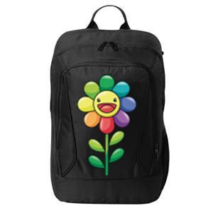 Happy Sunflower City Backpack