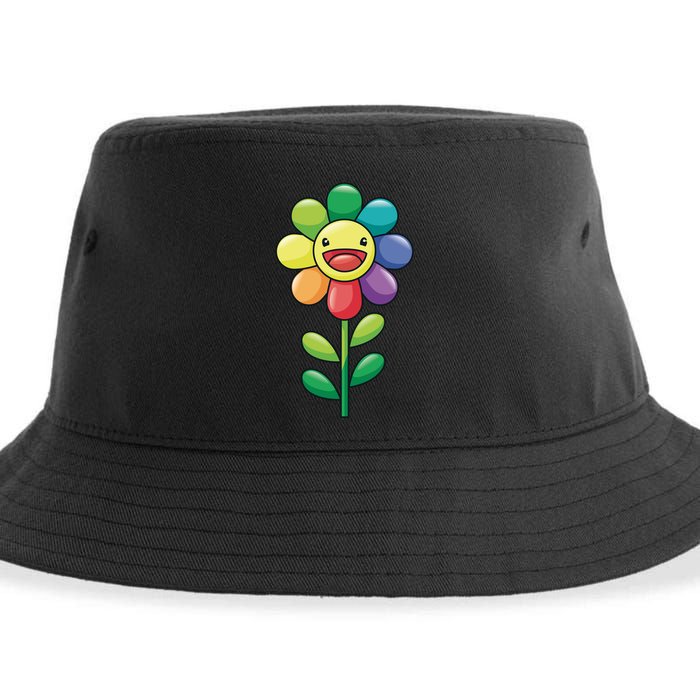 Happy Sunflower Sustainable Bucket Hat