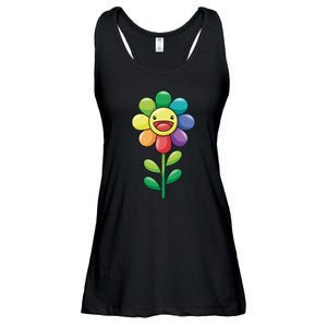 Happy Sunflower Ladies Essential Flowy Tank