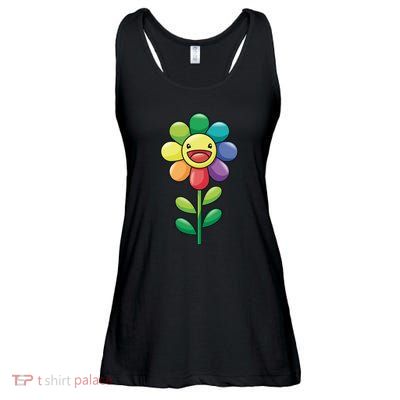 Happy Sunflower Ladies Essential Flowy Tank