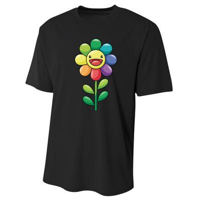 Happy Sunflower Performance Sprint T-Shirt