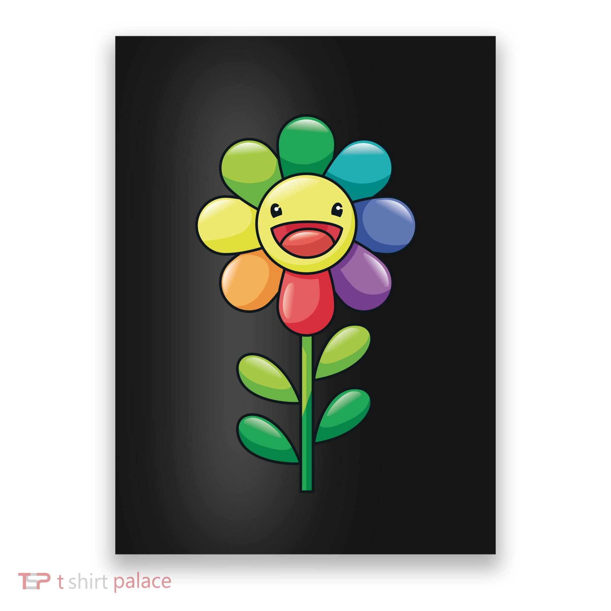 Happy Sunflower Poster