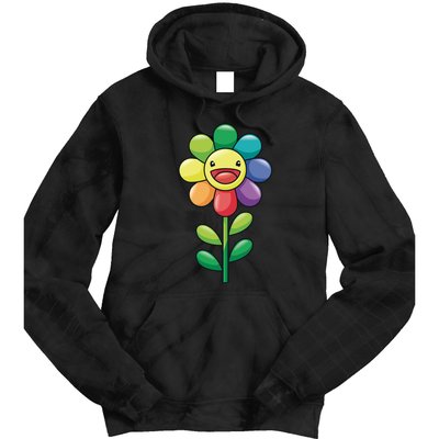 Happy Sunflower Tie Dye Hoodie