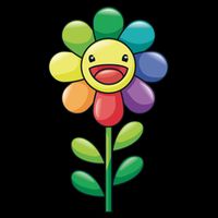 Happy Sunflower Tie-Dye T-Shirt