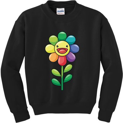 Happy Sunflower Kids Sweatshirt