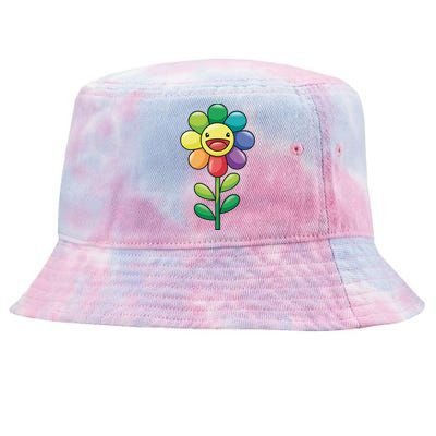 Happy Sunflower Tie-Dyed Bucket Hat