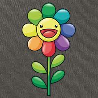 Happy Sunflower Cotton Canvas Backpack
