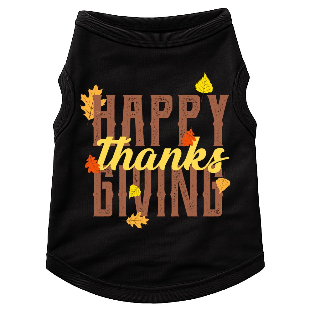 Happy Thanksgiving Doggie Tank