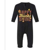 Happy Thanksgiving Infant Fleece One Piece