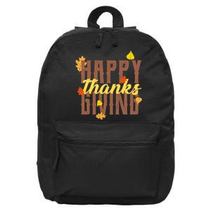 Happy Thanksgiving 16 in Basic Backpack