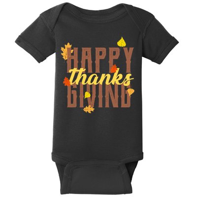 Happy Thanksgiving Baby Bodysuit