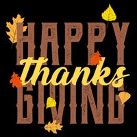 Happy Thanksgiving Cropped Pullover Crew