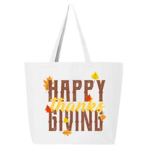 Happy Thanksgiving 25L Jumbo Tote