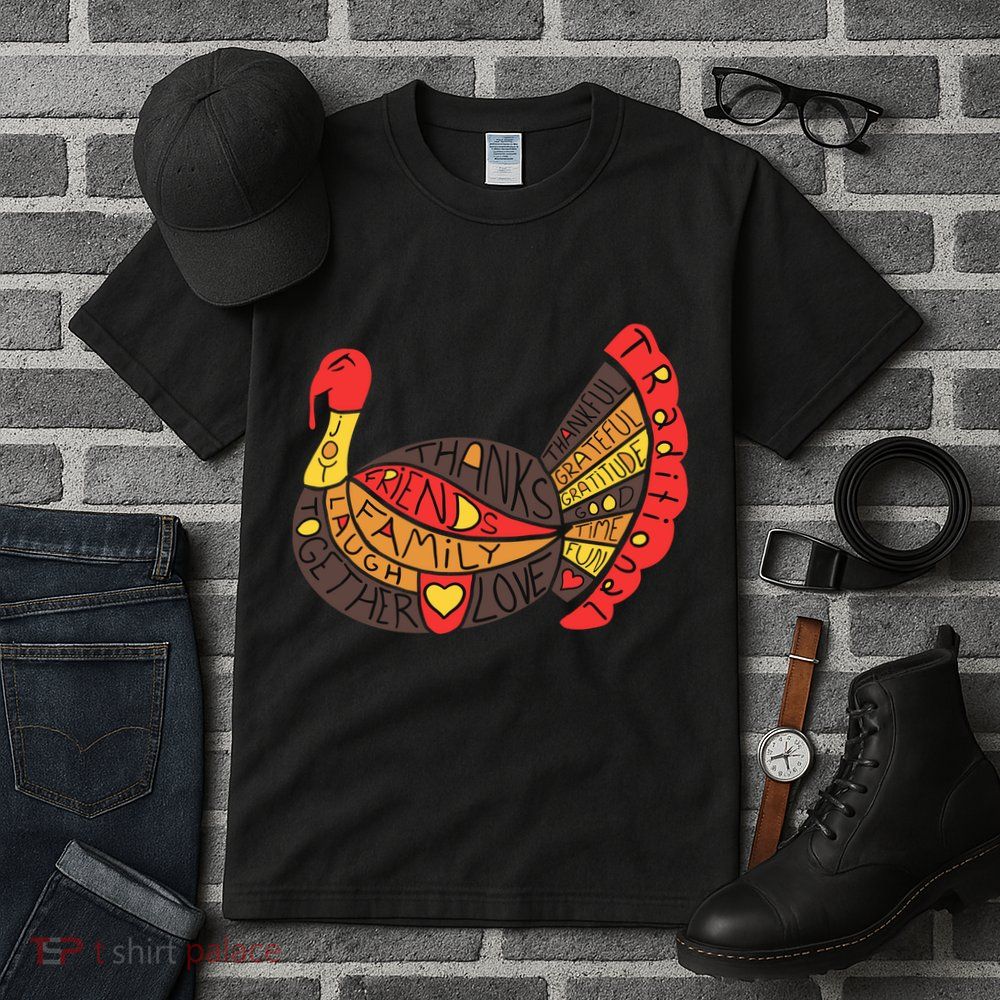 Happy Thanksgiving Day Turkey Tall T-Shirt