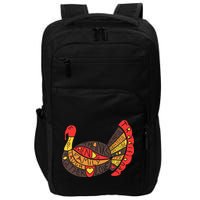 Happy Thanksgiving Day Turkey Impact Tech Backpack