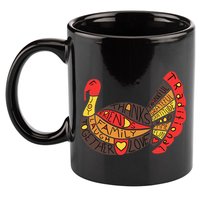 Happy Thanksgiving Day Turkey 11oz C Handle Ceramic Mug