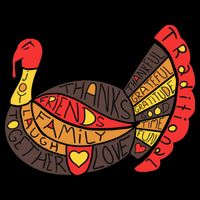 Happy Thanksgiving Day Turkey 16 in Basic Backpack