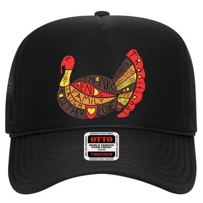Happy Thanksgiving Day Turkey Trucker Hat