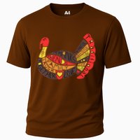 Happy Thanksgiving Day Turkey Cooling Performance Crew T-Shirt