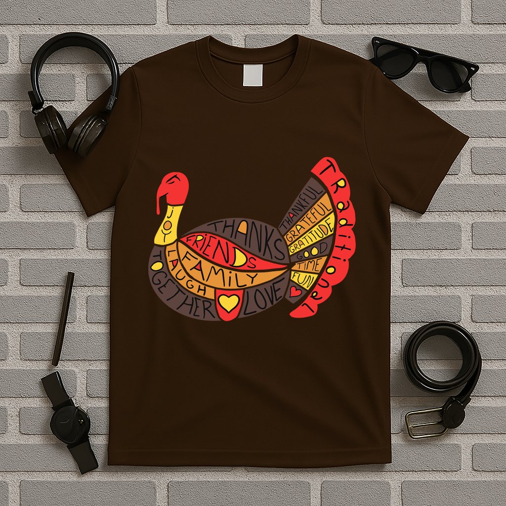 Happy Thanksgiving Day Turkey T-Shirt