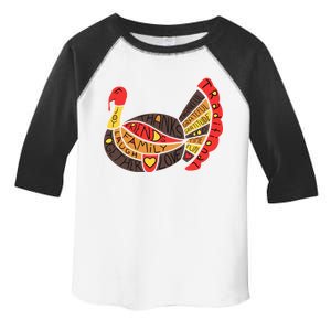 Happy Thanksgiving Day Turkey Toddler Fine Jersey T-Shirt