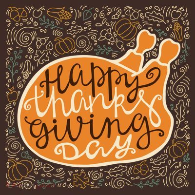 Happy Thanksgiving Day Turkey Pumpkin Logo T-Shirt