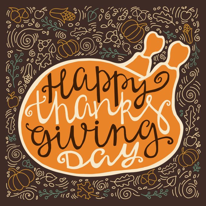Happy Thanksgiving Day Turkey Pumpkin Logo Beanie