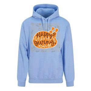 Happy Thanksgiving Day Turkey Pumpkin Logo Unisex Surf Hoodie