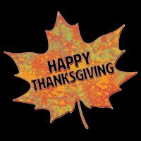 Happy Thanksgiving Fall Leaf City Backpack