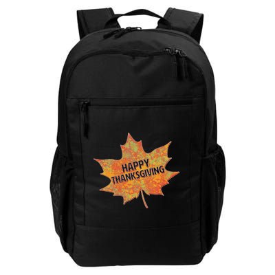 Happy Thanksgiving Fall Leaf Backpack