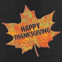 Happy Thanksgiving Fall Leaf Adult Drive Performance Visor