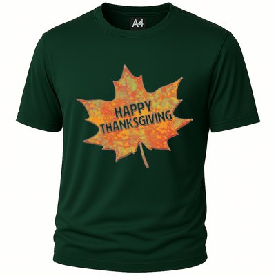 Happy Thanksgiving Fall Leaf Performance Shirt