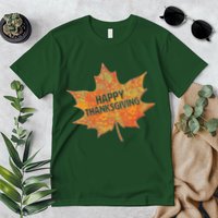Happy Thanksgiving Fall Leaf Premium T-Shirt