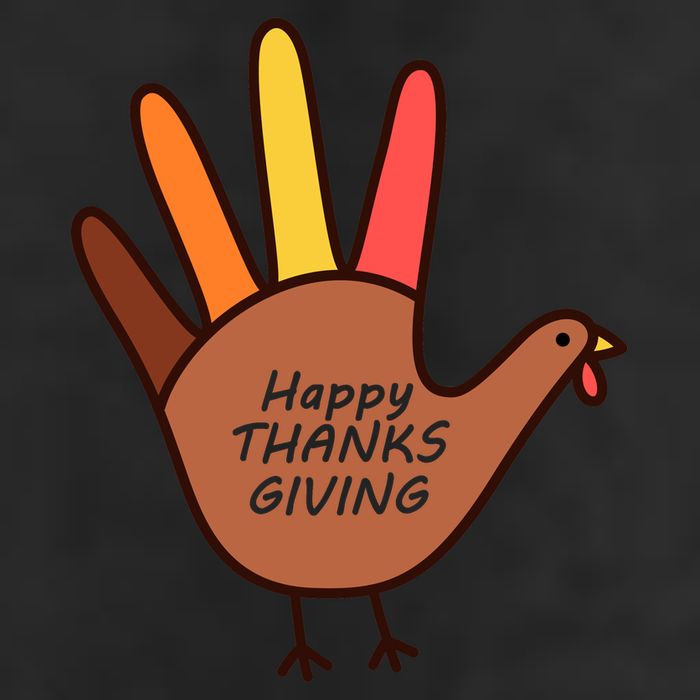 Happy Thanksgiving Hand Turkey 7 Panel Mesh Trucker Snapback Hat
